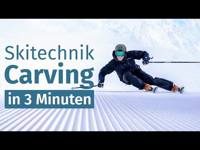 Ski-Carving Technik in 3 Minuten (einfach) erklärt | Skifahren lernen