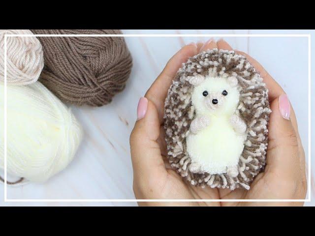 Amazing idea! How to make a cute Hedgehog out of yarn - DIY NataliDoma