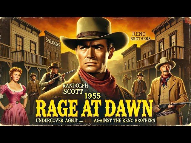 Rage at Dawn (1955) | Randolph Scott Battles the Infamous Reno Gang in a Classic Western Adventure