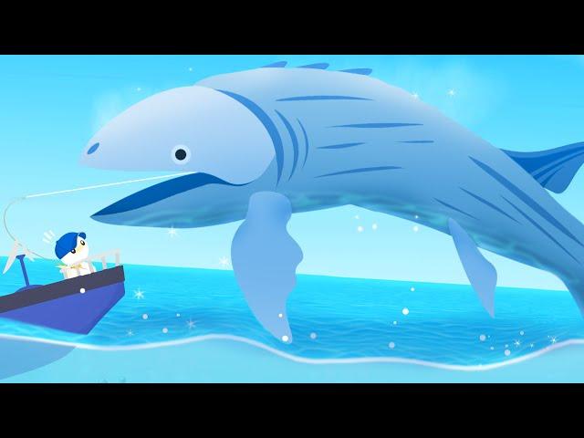 Uhh...can this giant whale even fit in the boat?