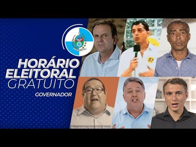 Horário Eleitoral RJ - candidatos a Governador (07/09/2018)