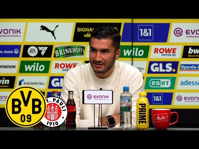 "Serhou Guirassy wird starten" | PK mit Nuri Sahin | BVB - FC St. Pauli