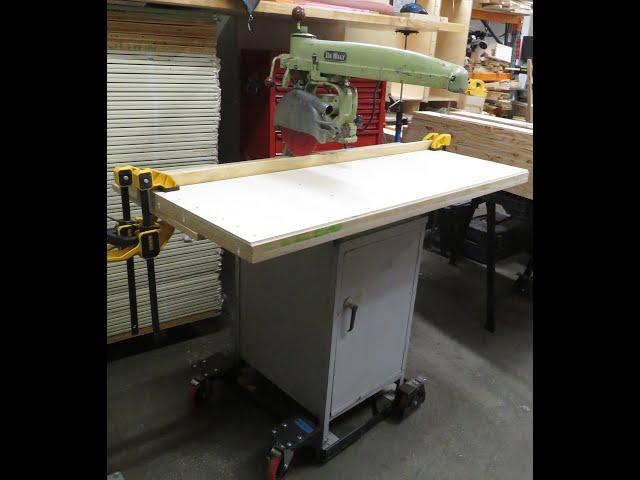 MR Sawdust Table for DeWalt Radial Arm Saw