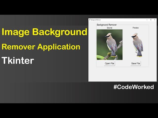 Create Image Background Removal in Tkinter - Python #pythonprogramming #tkinter #background