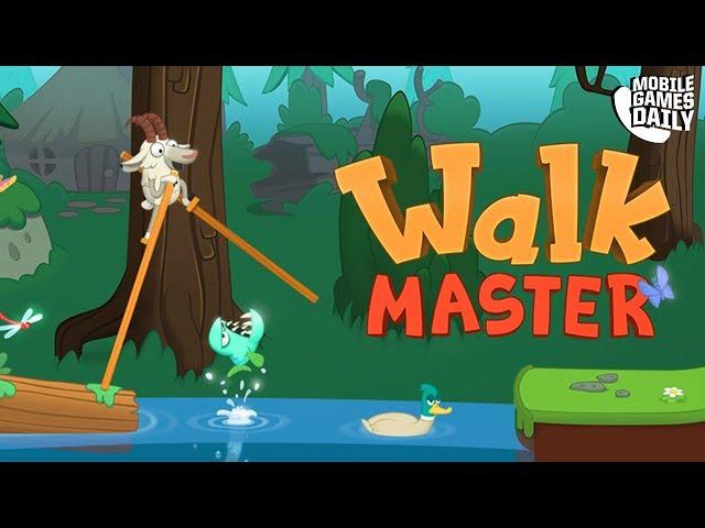 WALK MASTER - Gameplay Walkthrough Part 1 - Trail 1-10 (iOS Android)