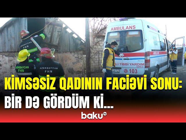 Odun peçi yandırırdı, canından oldu | Gəncədə qandonduran hadisə