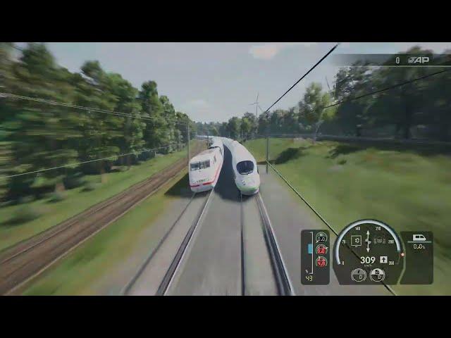 Train Sim World 3 ICE1 ICE3 Side Crash Test