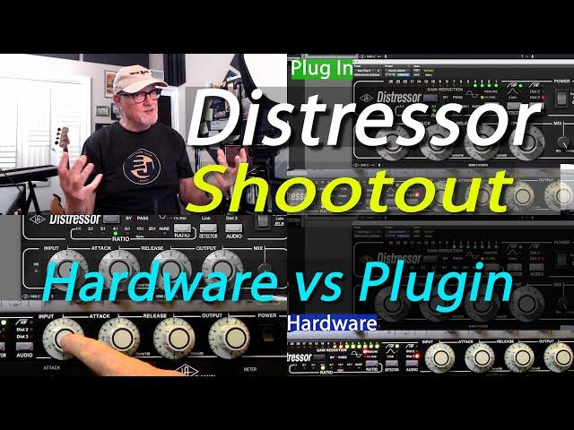 Distressor Shootout   EL8 Hardware vs UAD Plugin  See how close they sound. There is a difference!