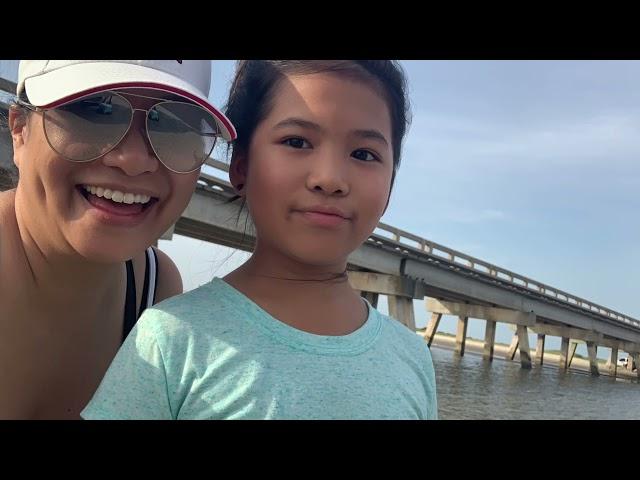 Galveston TX crabbing with Uncle Nam