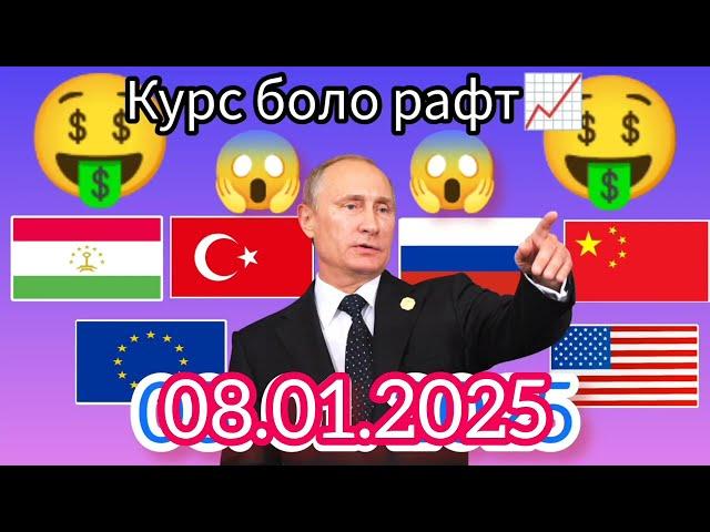 Курси Руси  дар Точикистон чанд аст? Курси РУБЛ барои имруз 07.01.2025