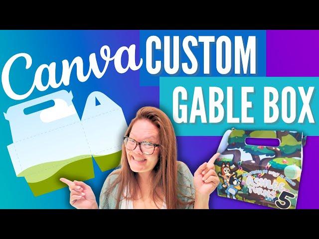 Diy Custom Gable Box With Canva - No Cricut Or Silhouette Required!