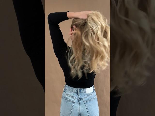 How to style a simple ponytail with a scrunchie | by Katrin