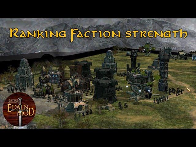 Ranking all factions Strongest to Weakest in Edain Mod 4.7.1