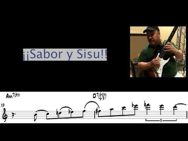 Angel Eyes Ramon Stagnaro Latin Jazz Guitar Solo Transcription