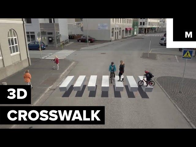 3D Crosswalk is Helping Slow Down Traffic