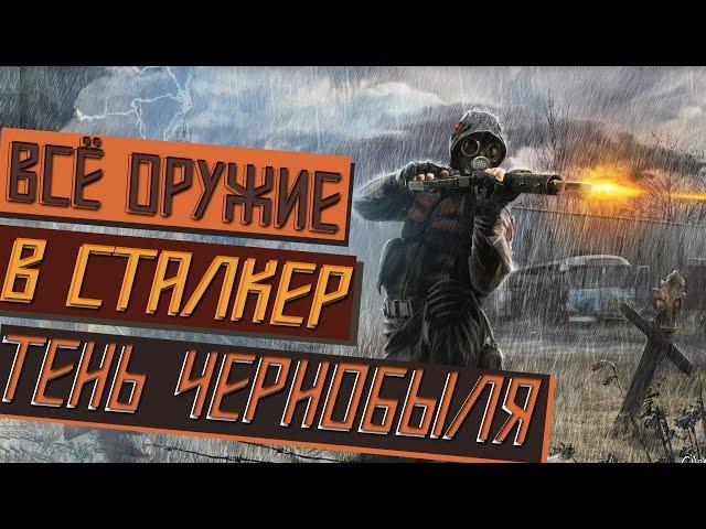 ВСЕ ОРУЖИЕ В СТАЛКЕР ТЕНЬ ЧЕРНОБЫЛЯ