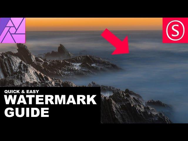 Affinity Photo - Watermark Guide