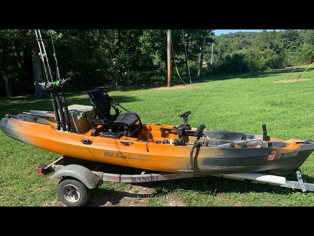 Old Town Sportsman Autopilot 136 Walkthrough | Rigging for Kayak Catfishing