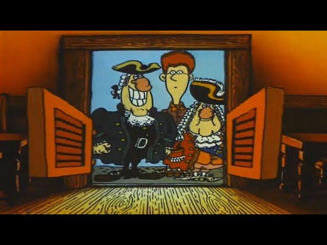 Dr Livesey and the Gang enter the Spyglass Inn - Treasure Island 1988 (HD)