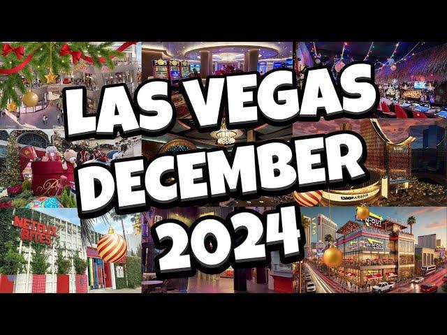 What's NEW in Las Vegas for DECEMBER 2024! 