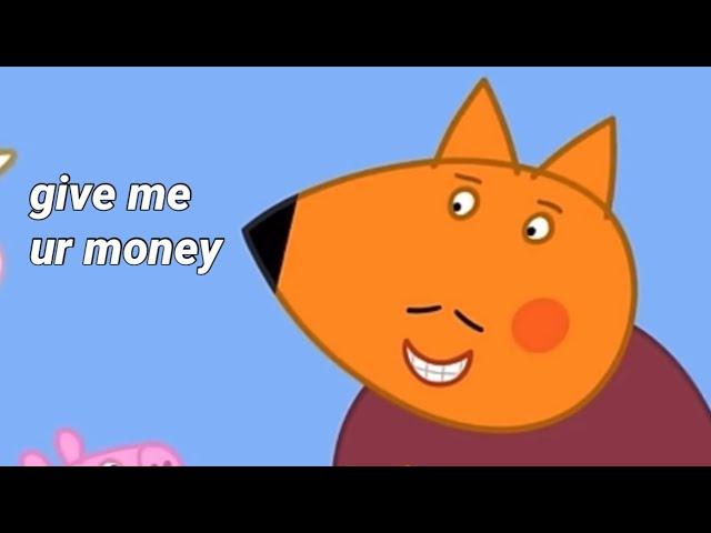 peppa pig characters getting scammed for 5 minutes straight