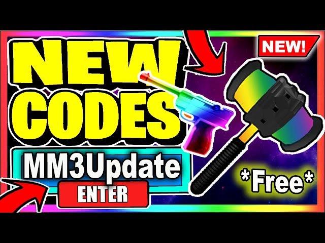 ALL NEW *SECRET* CODES! UPDATE Roblox Murder Mystery 3