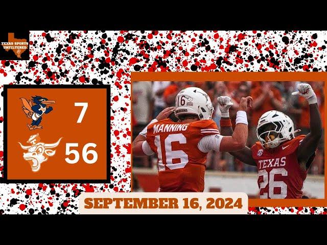 Texas Sports Unfiltered | LIVE | 9/16/24 | Texas Longhorns Football | UTSA Recap | NFL