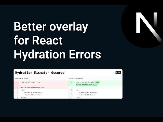 Understanding React Hydration and Fixing Hydration Errors