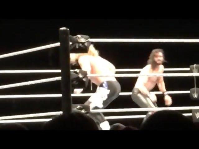 Dolph Ziggler vs Seth Rollins - Seth Rollins Curb Stomp