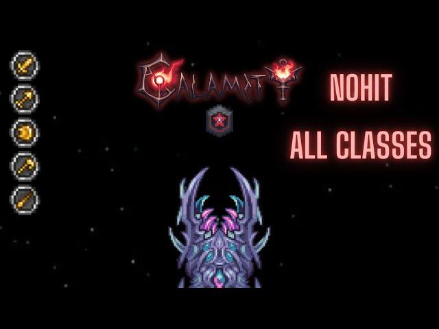 Terraria Calamity: The  Devourer of Gods Master Death Mode No Hit All Classes