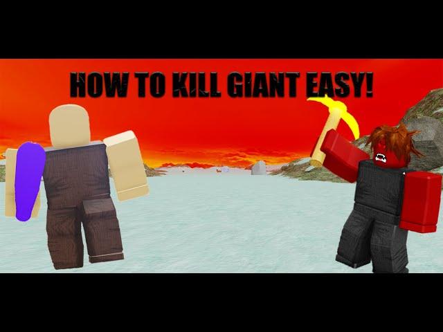 HOW TO KILL THE GIANT EASILY!! | BOOGA BOOGA REBORN