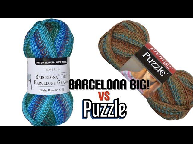 LOOPS & THREADS BARCELONA BIG! VS PREMIER PUZZLE YARN | BULKY 5 | OLAJOE - THE CROCHETING SAILOR