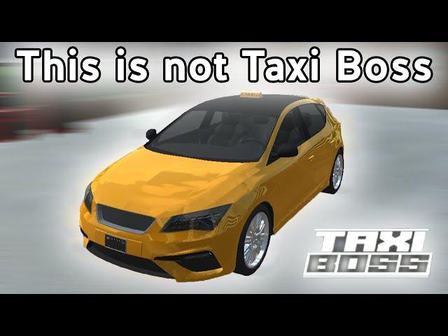 Playing Taxi Boss ripoff (Roblox Taxi Boss)