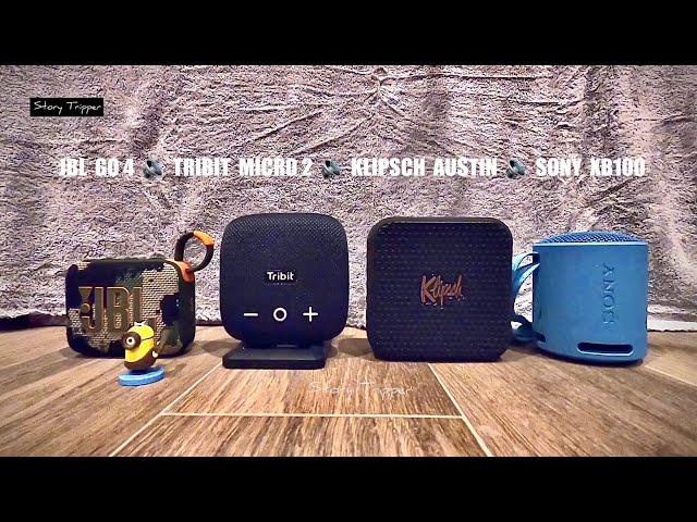 JBL GO 4 vs TRIBIT MICRO 2 vs KLIPSCH AUSTIN vs SONY SRS-XB100