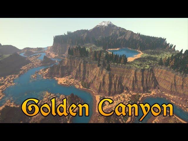 [60fps] World Painter Timelapse & Cinematic :: Golden Canyon