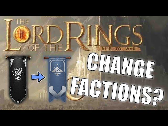 Lotr: Rise to War - How to Change Factions