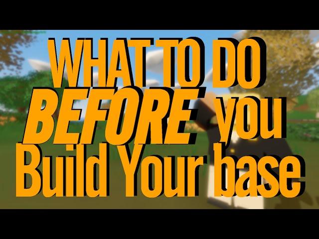 Unturned - Base Building Tips 3 - Survive Until You Can Build