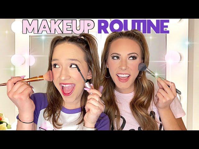 KAYLA & KALLI FULL GLAM MAKEUP ROUTINE 