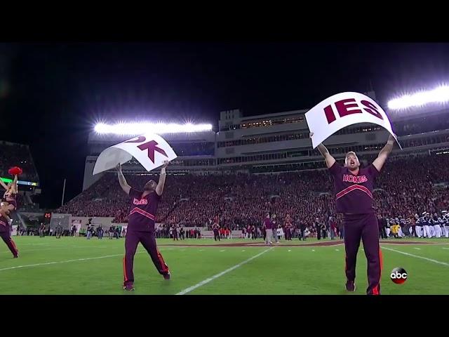 2017 FULL Enter Sandman Entrance - (12) Virginia Tech vs. (2) Clemson - 9/30/2017