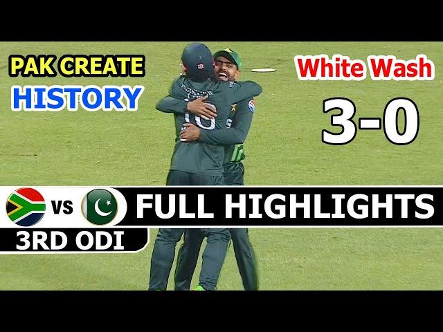 FULL HIGHLIGHTS | PAKISTAN VS SOUTH AFRICA | 3RD ODI MATCH 2024 | PAK VS SA