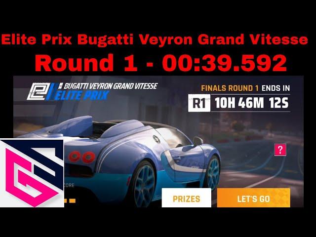 Asphalt 9 - Elite Prix Bugatti Veyron Grand Vitesse - Round 1 - 00:39.592