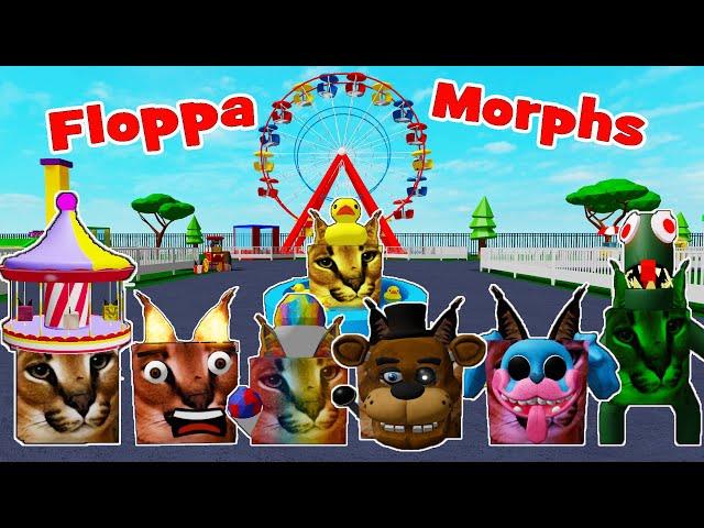 ШЛЁПА ОБНОВЛЕНИЕ 21 морф ПАРК АТТРАКЦИОНОВ [UPDATE] Find The Floppa Morphs THEME PARK MAP PJ, Scared