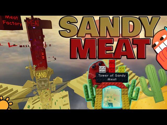 OUR GREATEST TOWER CREATION YET... (Tower of Sandy Meat) - JToH