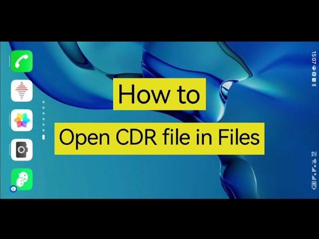 Open CDR file in Android without CorelDRAW