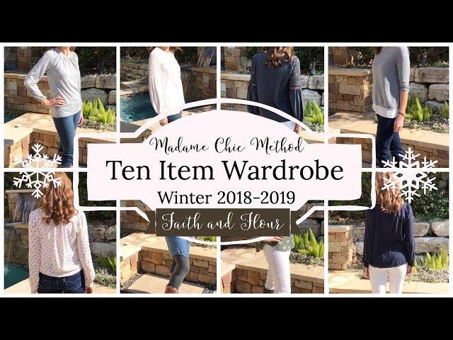 Ten Item Wardrobe Winter 2018 | Capsule Wardrobe | Inspired by Jennifer L. Scott