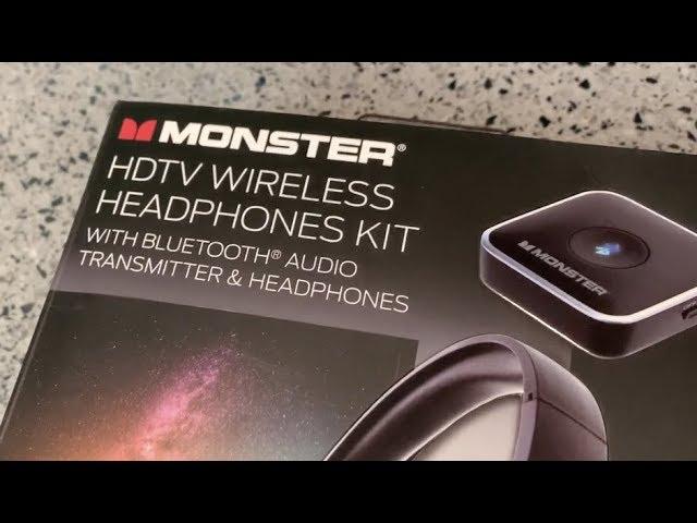 Monster HDTV Wireless Headphones Kit with blue tooth Product review