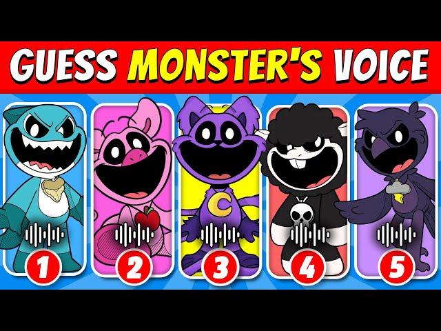 BABA CHOPS!  Guess The NIGHTMARE Critters By VOICE | Quiz Poppy Playtime 4