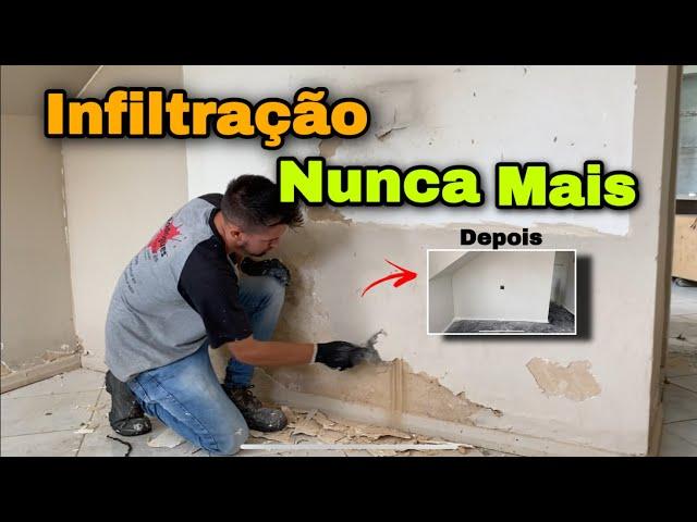 COMO RESOLVER INFILTRAÇÃO/UMIDADE DE PAREDE de forma simples