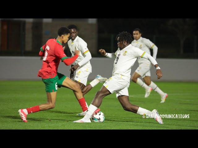 GHANA 0-1 MOROCCO - GOOD NEWS FOR BLACK STARS AHEAD OF CHAD…ASAMOAH GYAN & MPs SHAKES CAMP