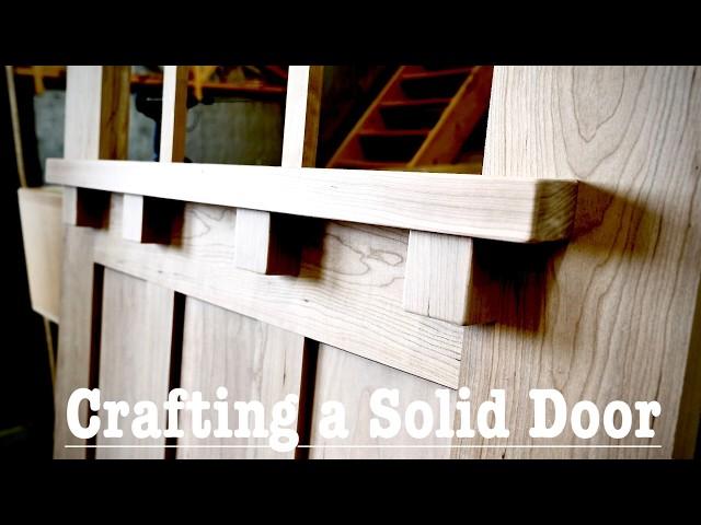 How I build a Solid Wood Entry Door